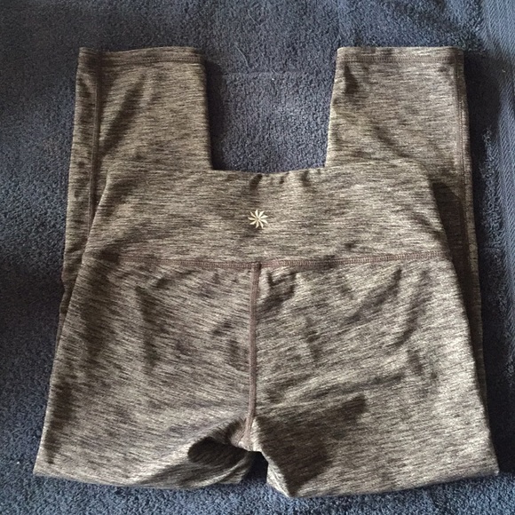 Athleta Heather Gray Capri Leggings XS - Picture 2 of 4
